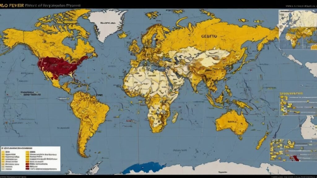 Infographic showing the global spread of Polio and Yellow Fever, highlighting the importance of the Vaccine Certificate System